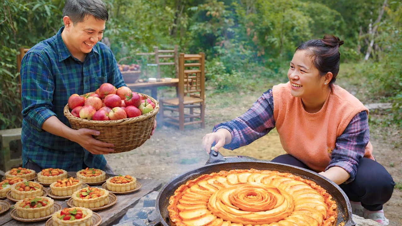 Making an Irresistible Apple Tart from Scratch for My Family