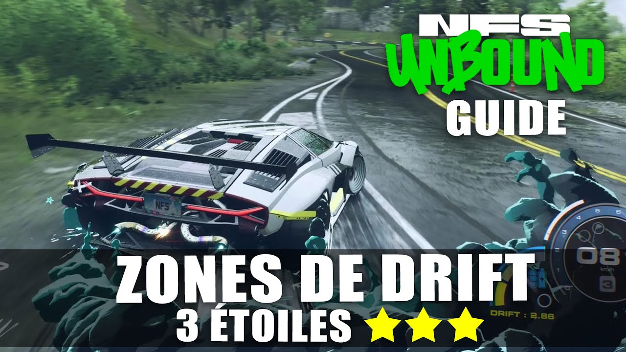 Need For Speed: Unbound — все зоны дрифта с 3 звездами (как хорошо дрифтовать)