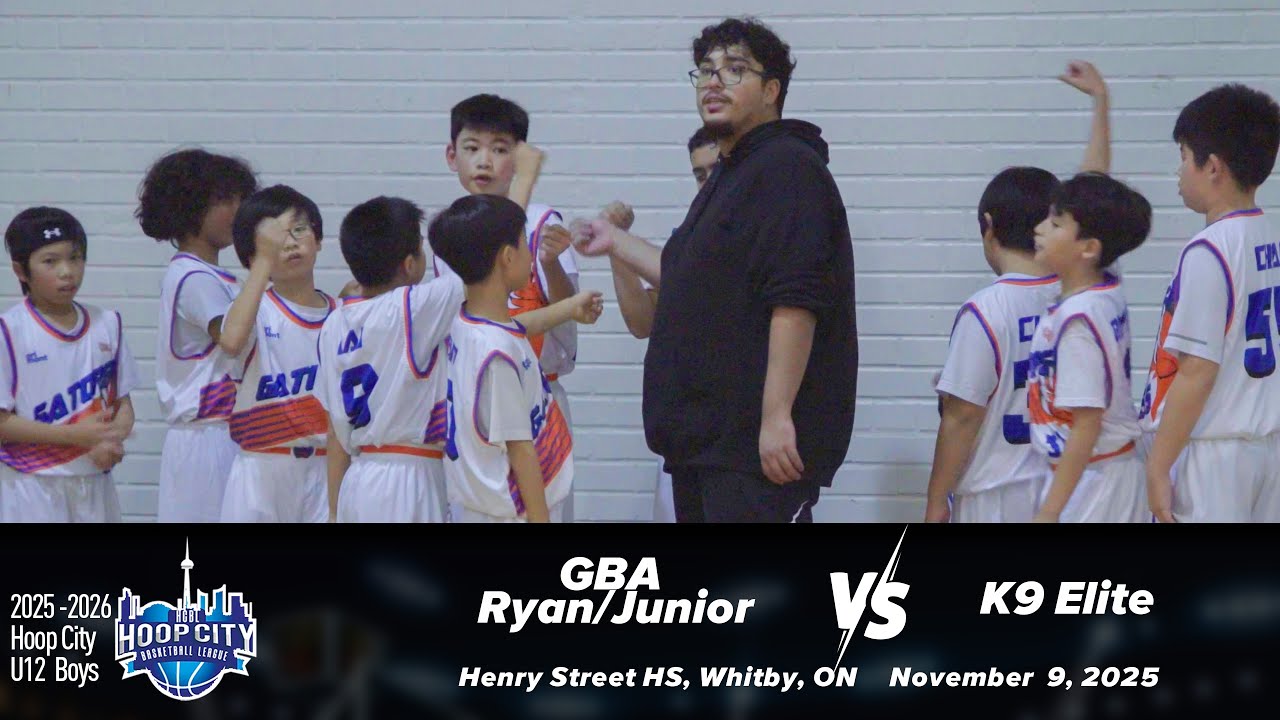2025.11.09b (U12) GBA-Ryan/Junior vs. K9 Elite (HoopCity)