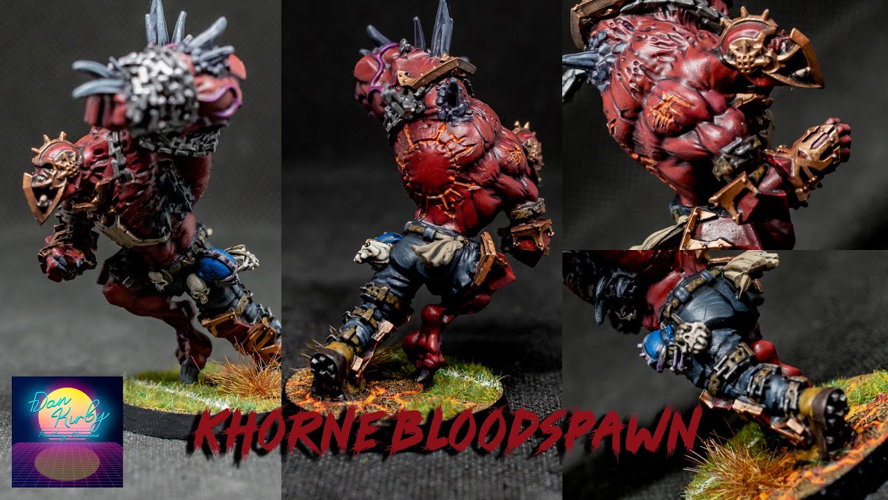 KHORNE BLOODSPAWN | Blood Bowl Resin Mini.