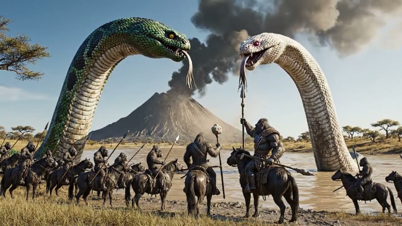 Prehistoric Humans vs Titanoboa – The Legendary Battle in Ancient History (Episode 2)
