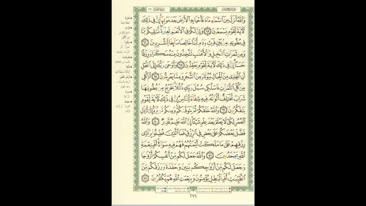 الورد اليومى سورة النحل من الاية 65 الى الاية 72 بصوت القارئ الشيخ ماهر المعيقلى #ماهر_المعيقلي
