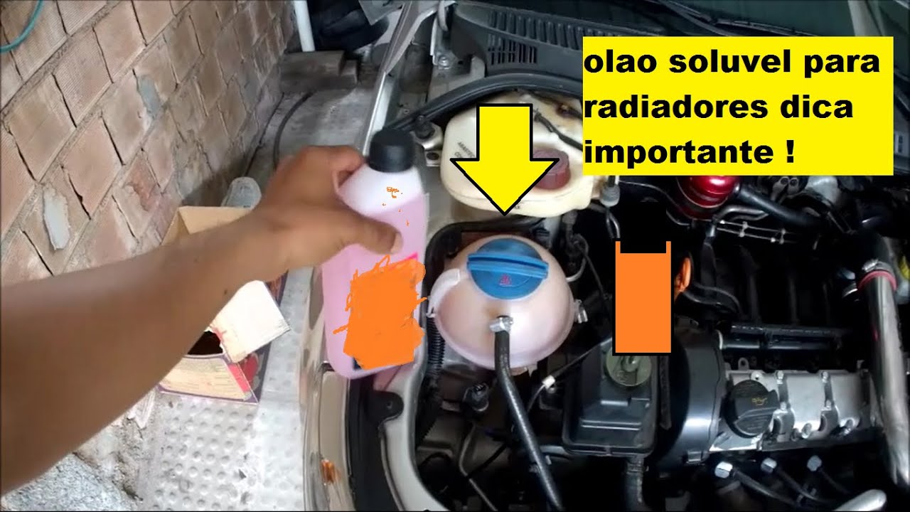 Óleo Solúvel Sintético no radiador dica importante