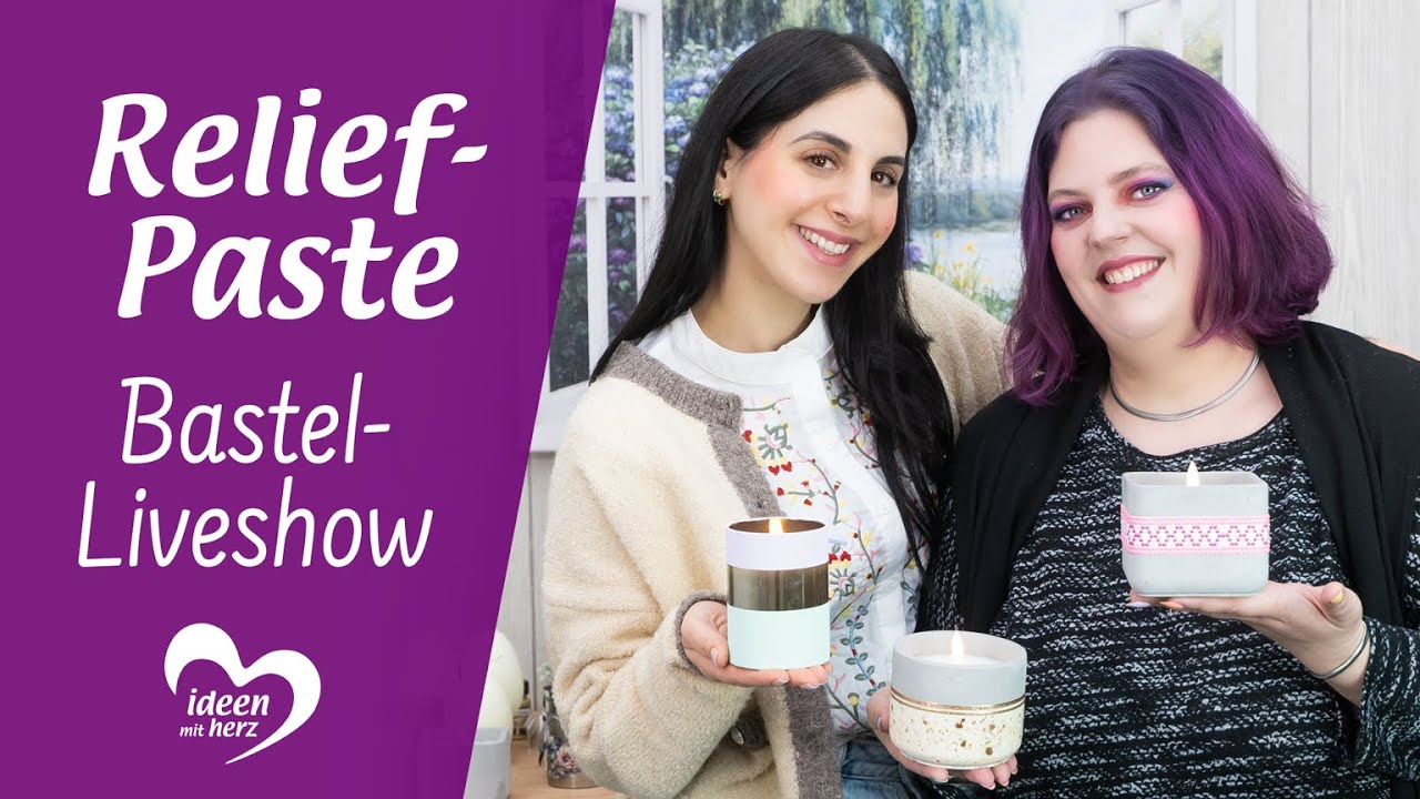 Relief-Paste und Kerzen - Bastel-Liveshow (04.03.2024)
