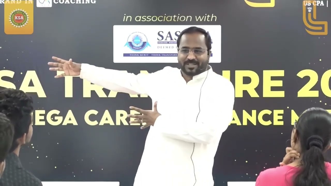 Life Changing Moment of CA K Saravanan Sir,