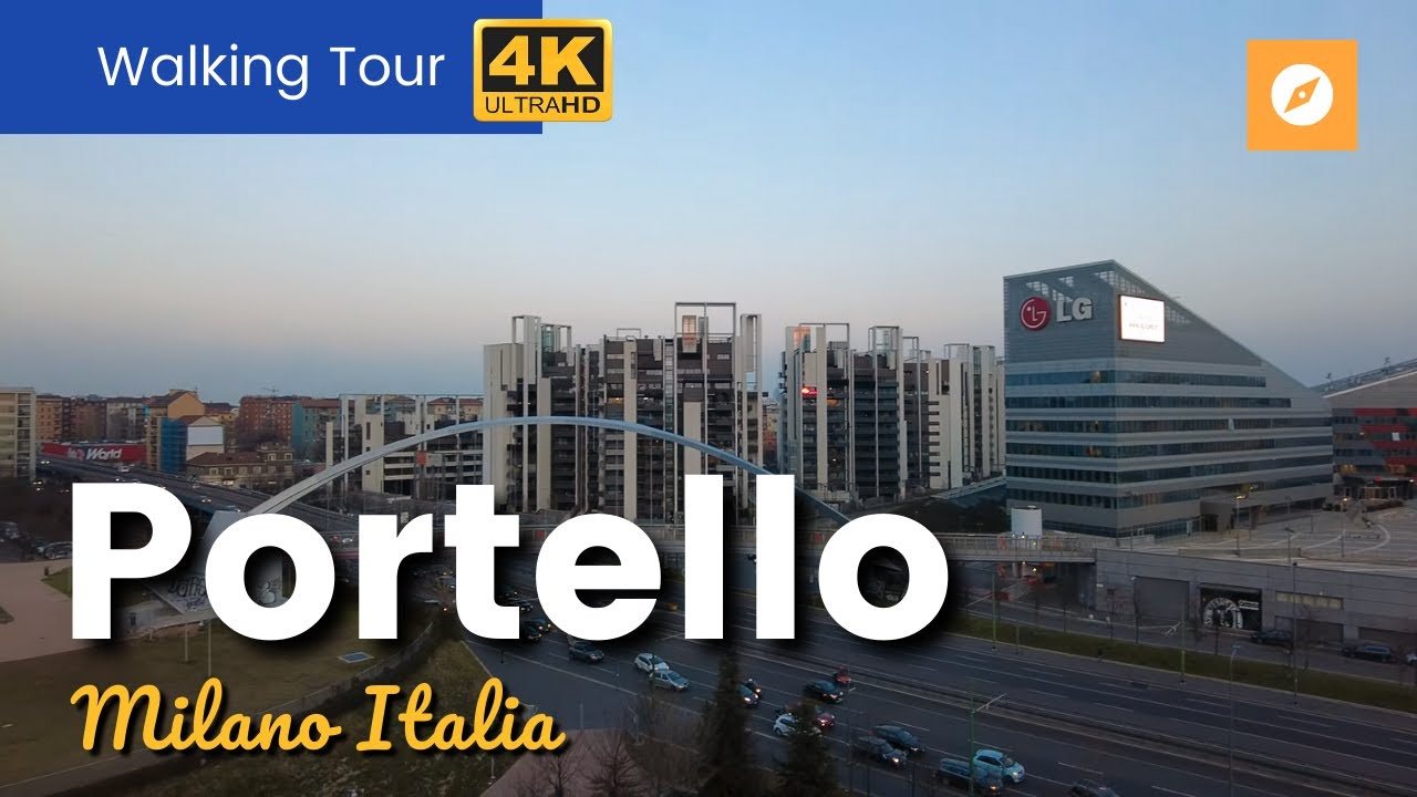 PORTELLO Milan Italy | Video Walks 4K