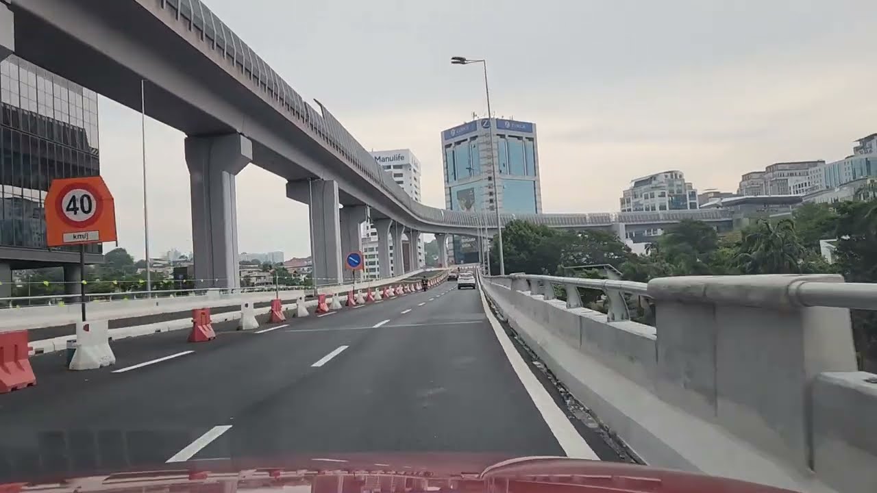 The elevated Damansara Link has opened! No more traffic jams at Bukit Damansara / Damansara Heights