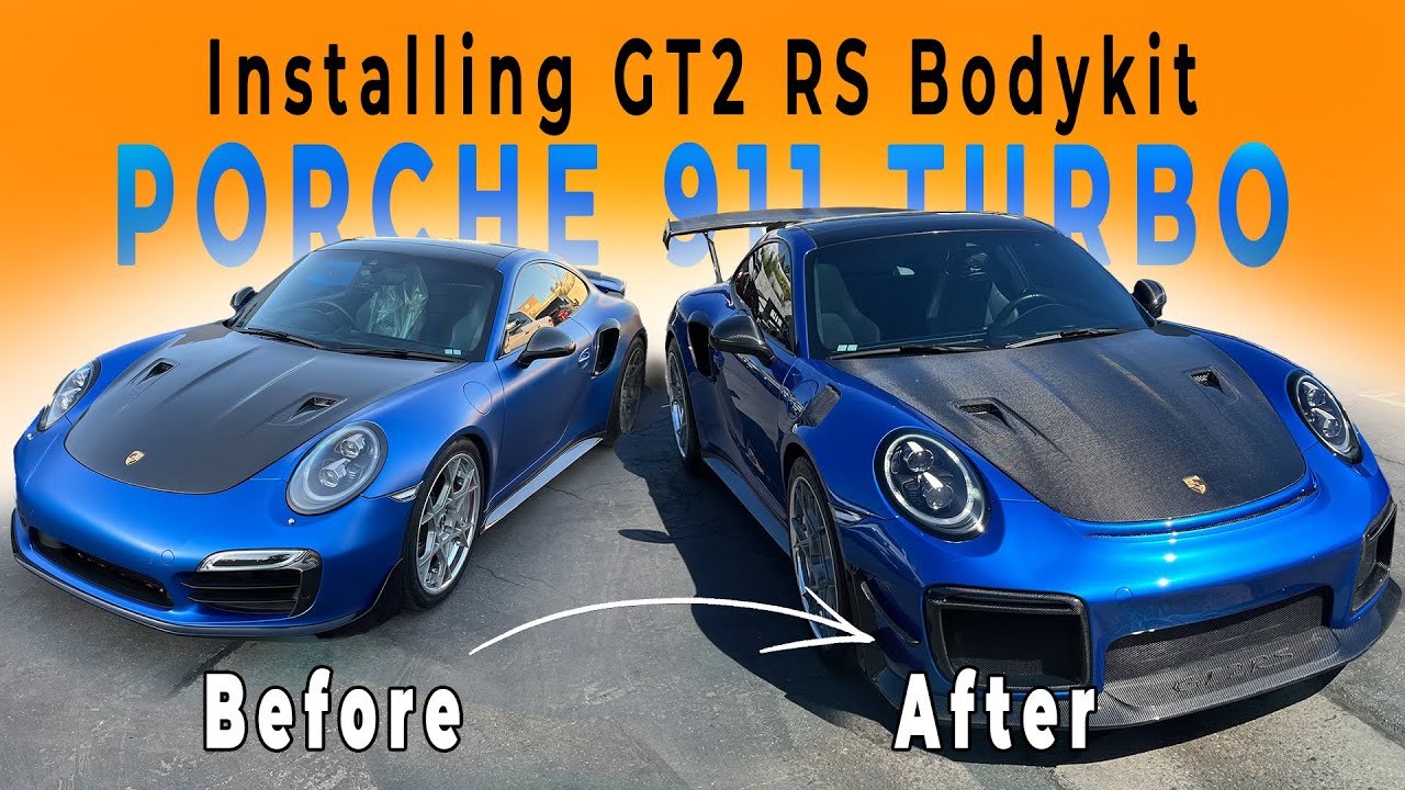 PORSCHE TURBO / GT2RS CONVERSE НЕВЕРОЯТНАЯ ТРАНСФОРМАЦИЯ АВТОМОБИЛЯ