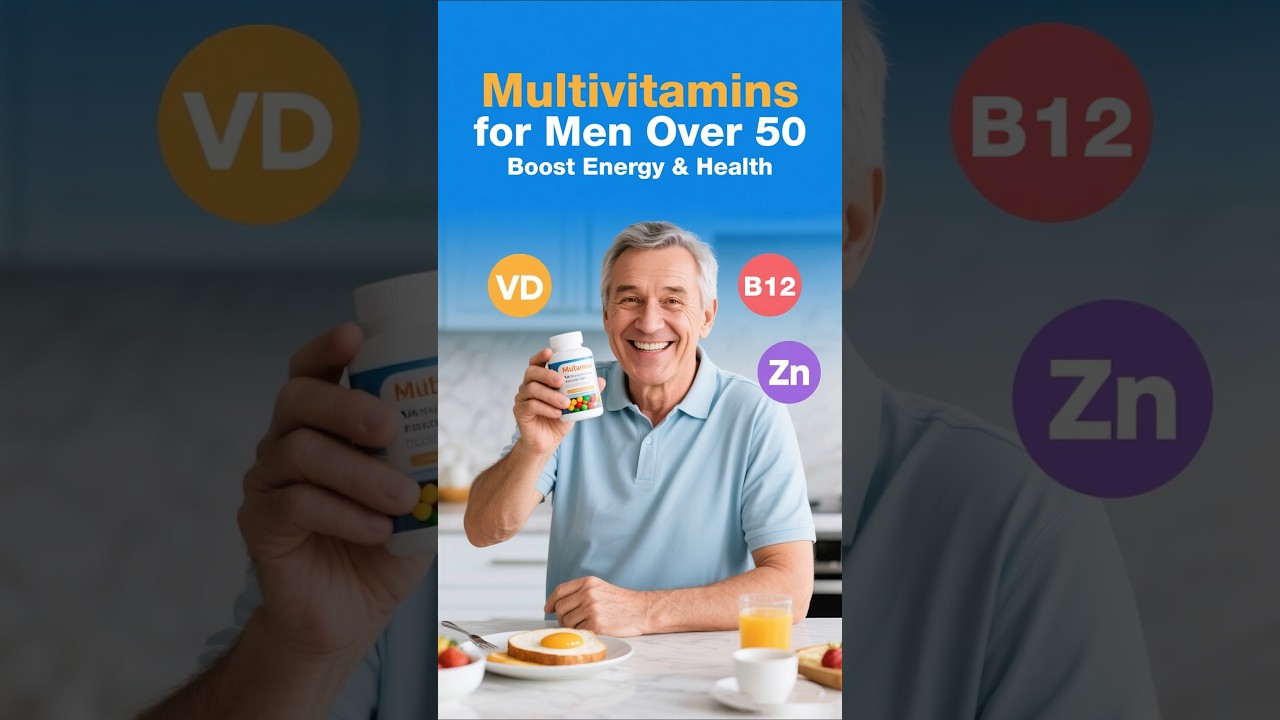 Multivitamins for Men Over 50: Boost Energy, Immunity & Heart Health | Essential Tips