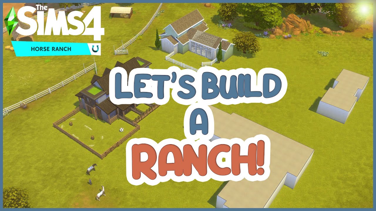 Давайте построим ранчо! | The Sims 4 Horse Ranch | Строительство в реальном времени (Эпизод 1)