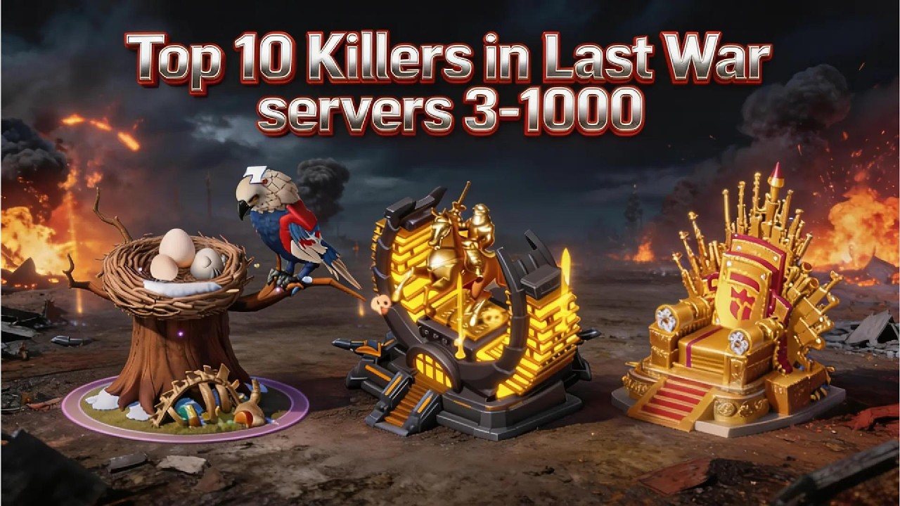 Top 10 KILLERS in LAST WAR (Ranked) 🤯