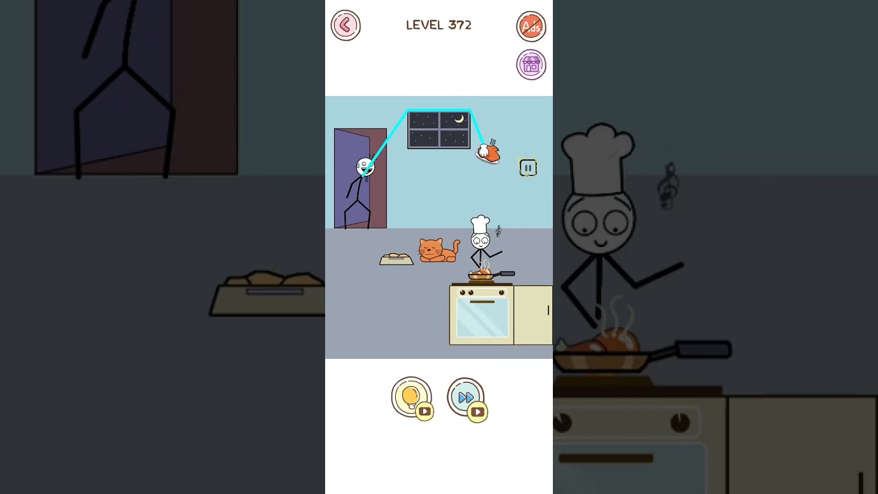 Thief Puzzle: 372 to pass a level Best Gaming Play Shorts #braintest #puzzlegames #pass #thiefpuzzle