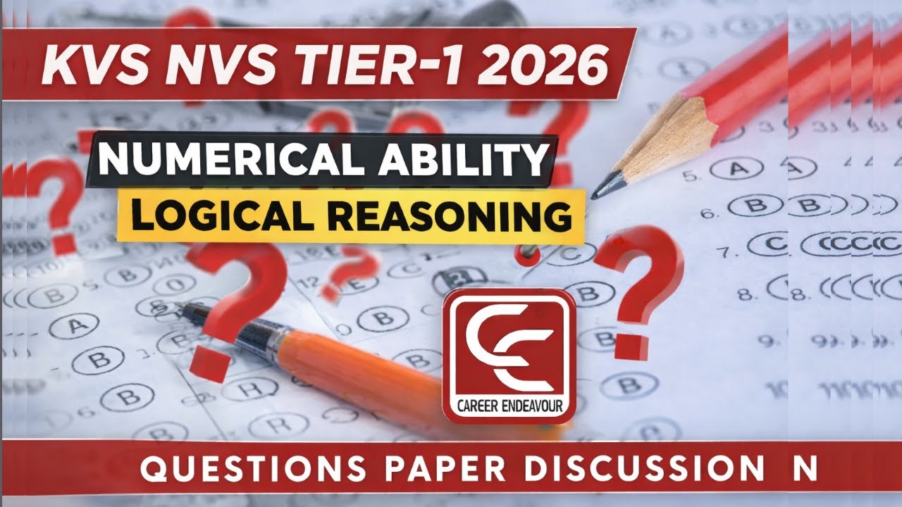 KVS NVS TIER-1 2026 | Question Paper Discussion