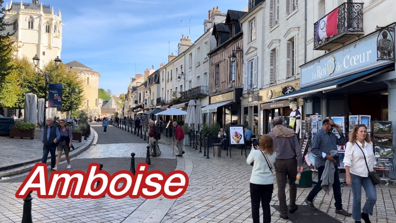 Amboise, France 🇫🇷 Walking Tour (4K 60fps) Loire Valley, Europe, October 14, 2024