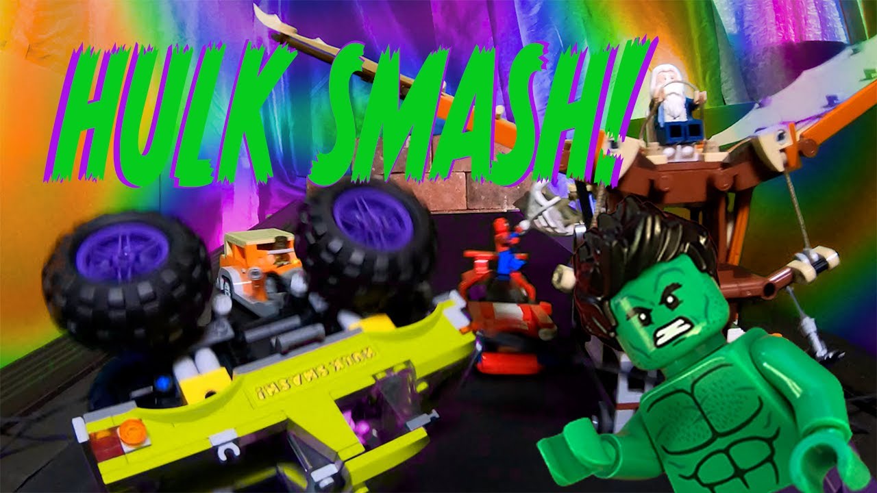 Hulk SMASHES Racers! - Brick Breaker Racing