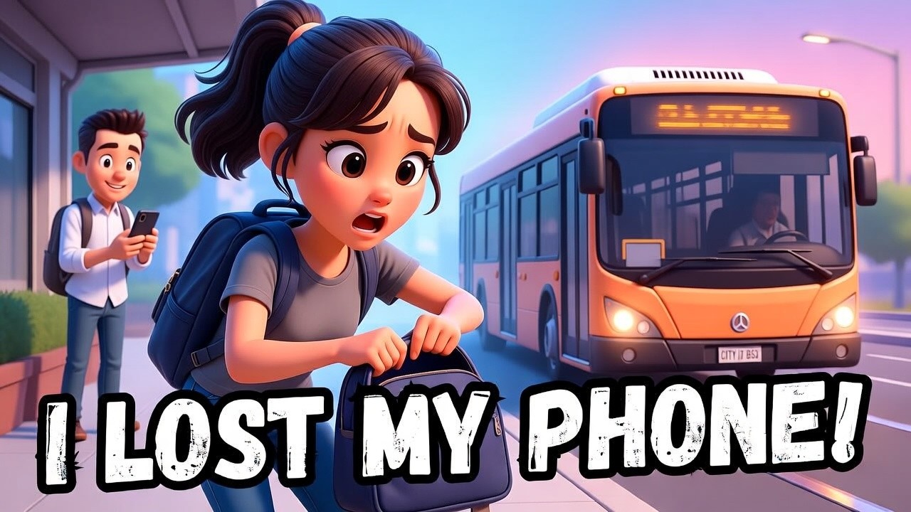 Learn English Through Story | I Lost My Phone on the Bus… A English Story for Learning English