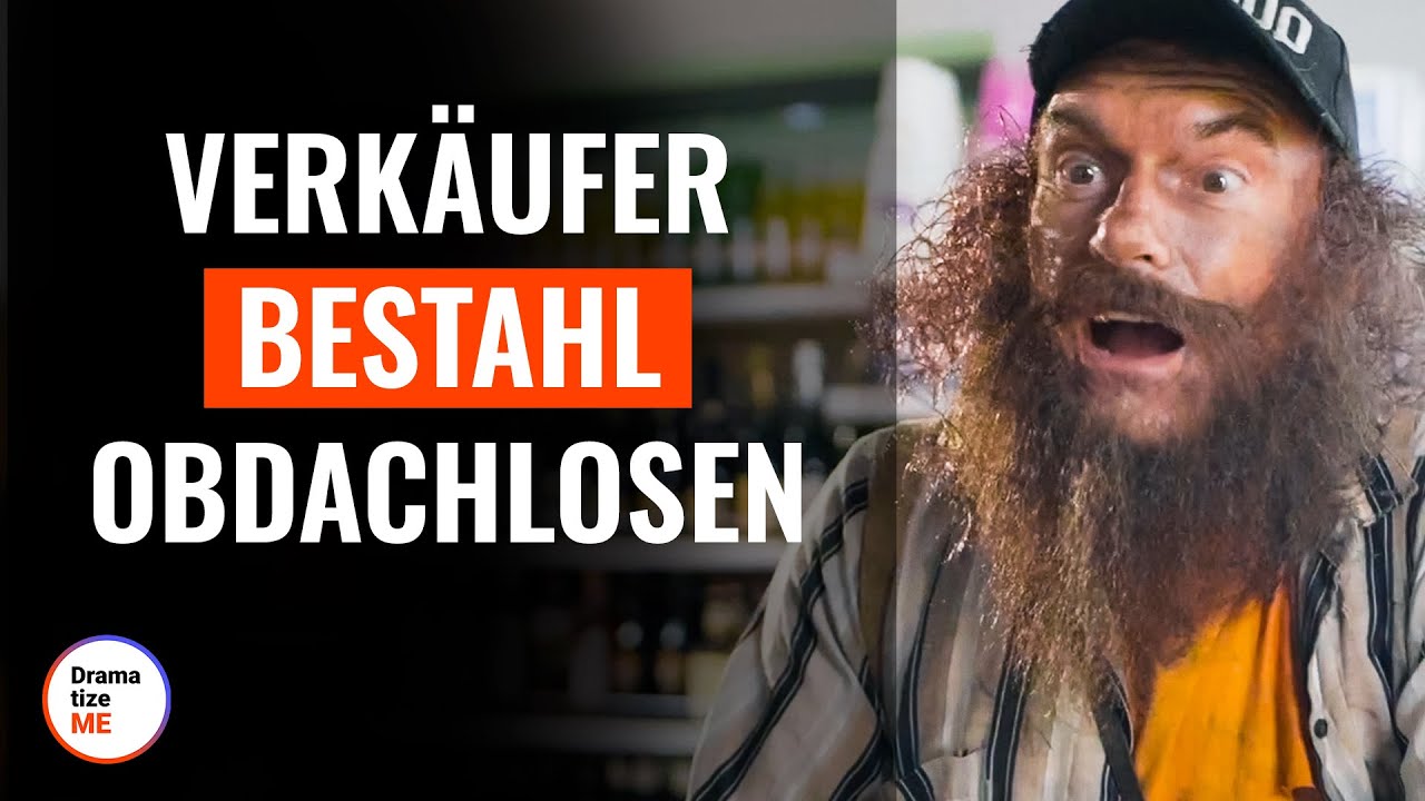 Verkäufer bestahl Obdachlosen | @DramatizeMe Deutsch