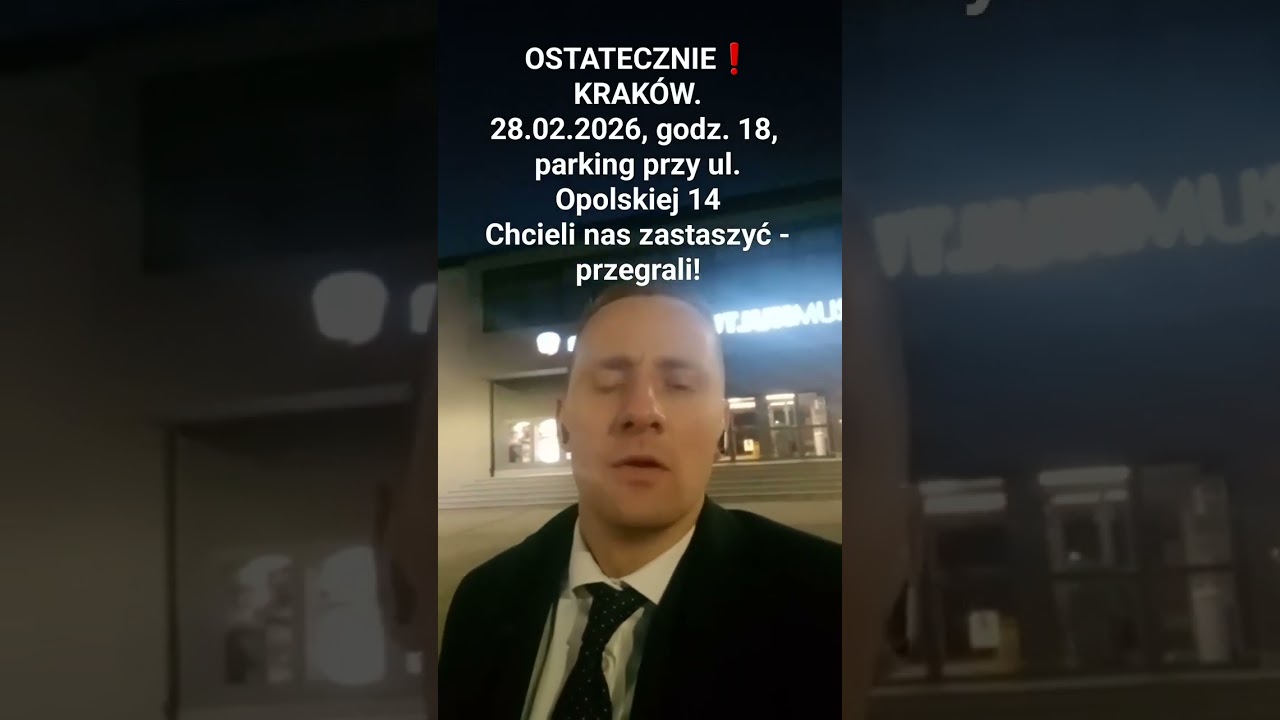 GROZILI I ZASTRASZALI! WYGRALIŚMY. BĘDZIE SEANS W KRAKOWIE.