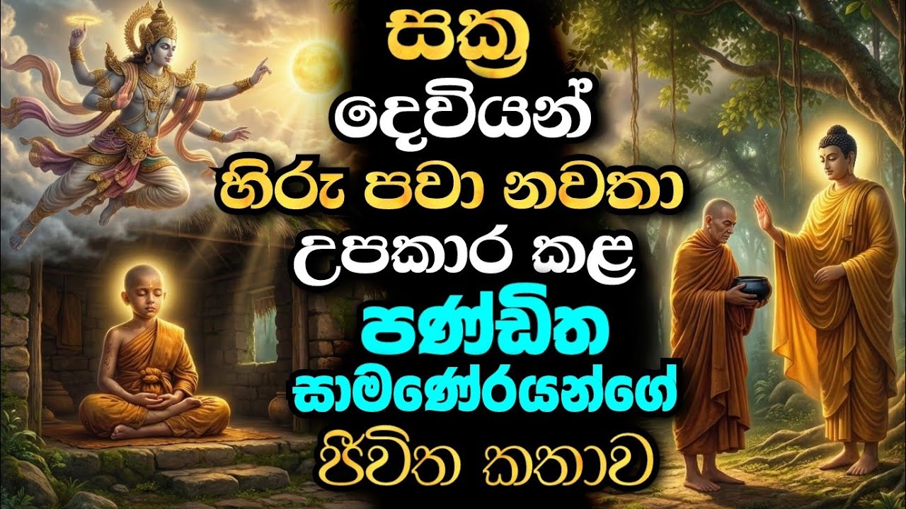 සක්‍ර දෙවියන් හිරු පවා නවතා උපකාර කළ පණ්ඩිත සාමණේරයන් වහන්සේ | koralayagama saranathissa thero bana 