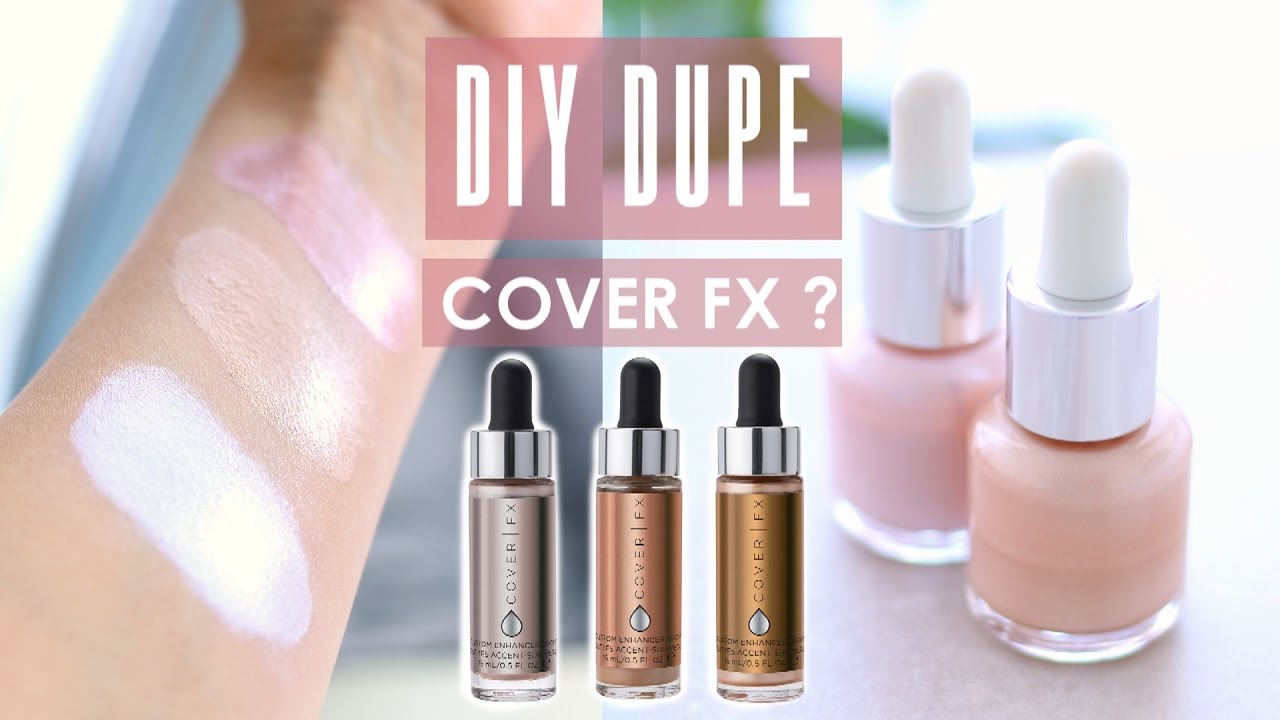 DIY Highlighter Liquide | Dupe Cover FX Enhancer Drops