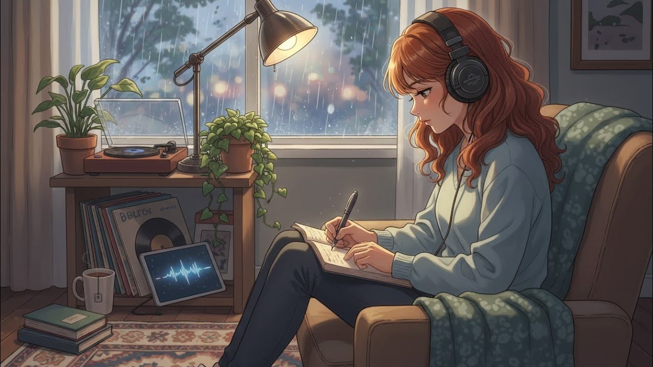 🔥 Lofi Hip Hop Radio - Rainy Piano Chill 공부/휴식 비트