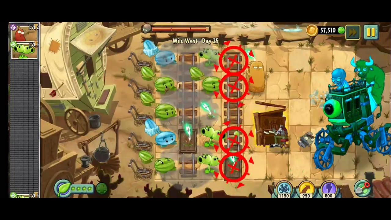 Wild west zomboss fight!