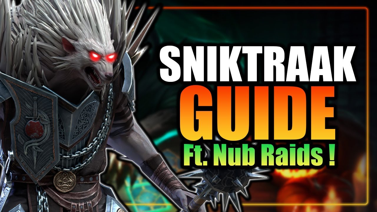SNIKTRAAK | The Ultimate SKINWALKER TANK Build ! Ft. @NubRaids | Brutal Hydra | Raid Shadow Legends