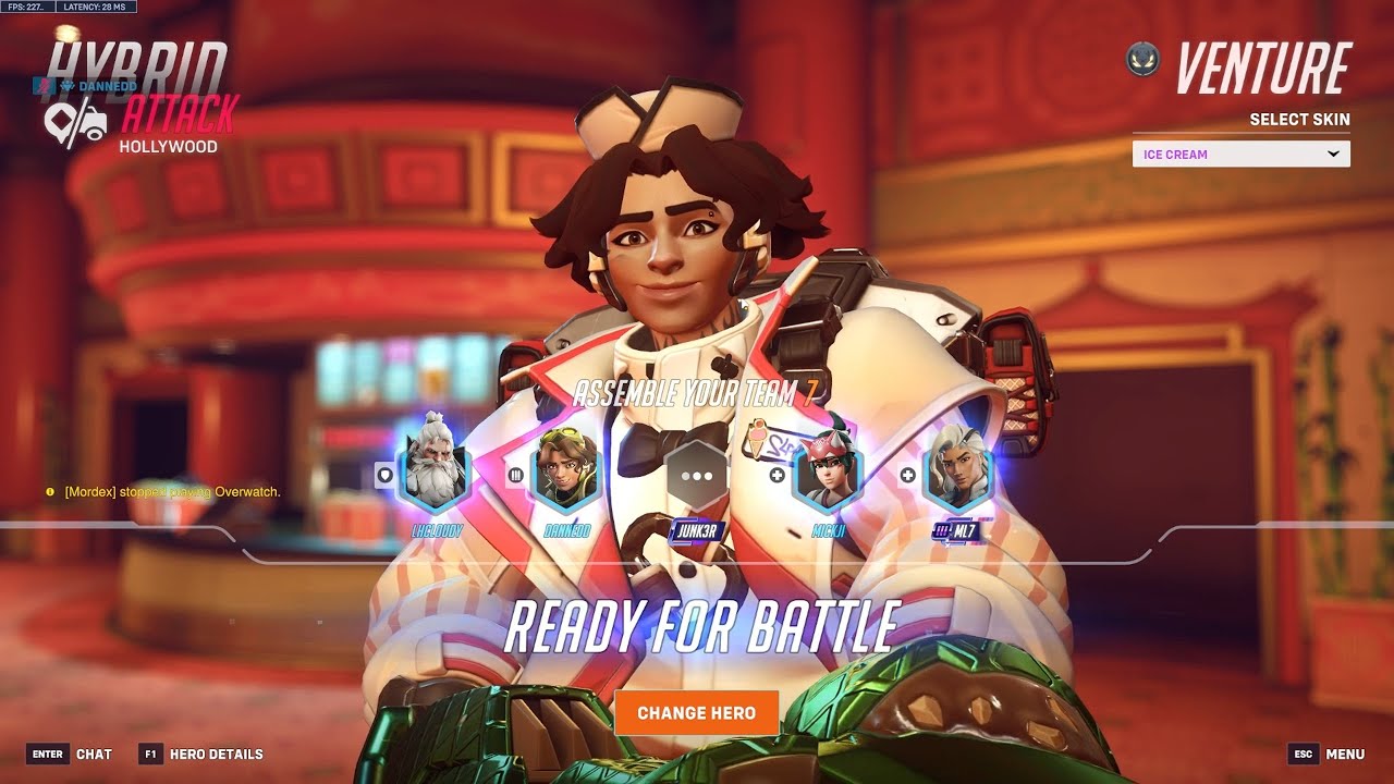 INSANE TEAM! DANNEDD + ml7 + LHCLOUDY! VENTURE GAMEPLAY OVERWATCH SEASON 17 TOP 500