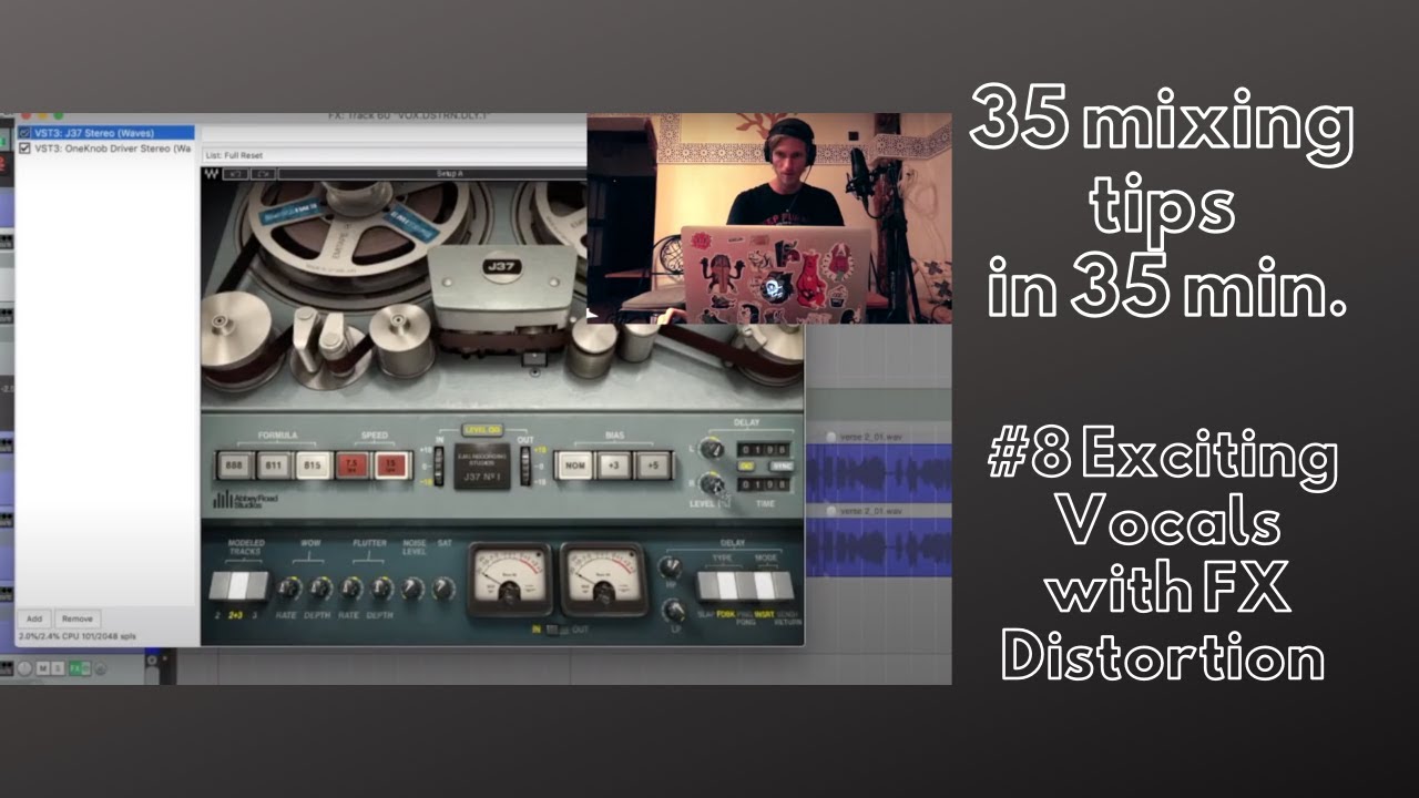 8 of 35 Mixing Tips - Exciting Punk / Rock Vocal FX // 1 Minute Mixing Tips
