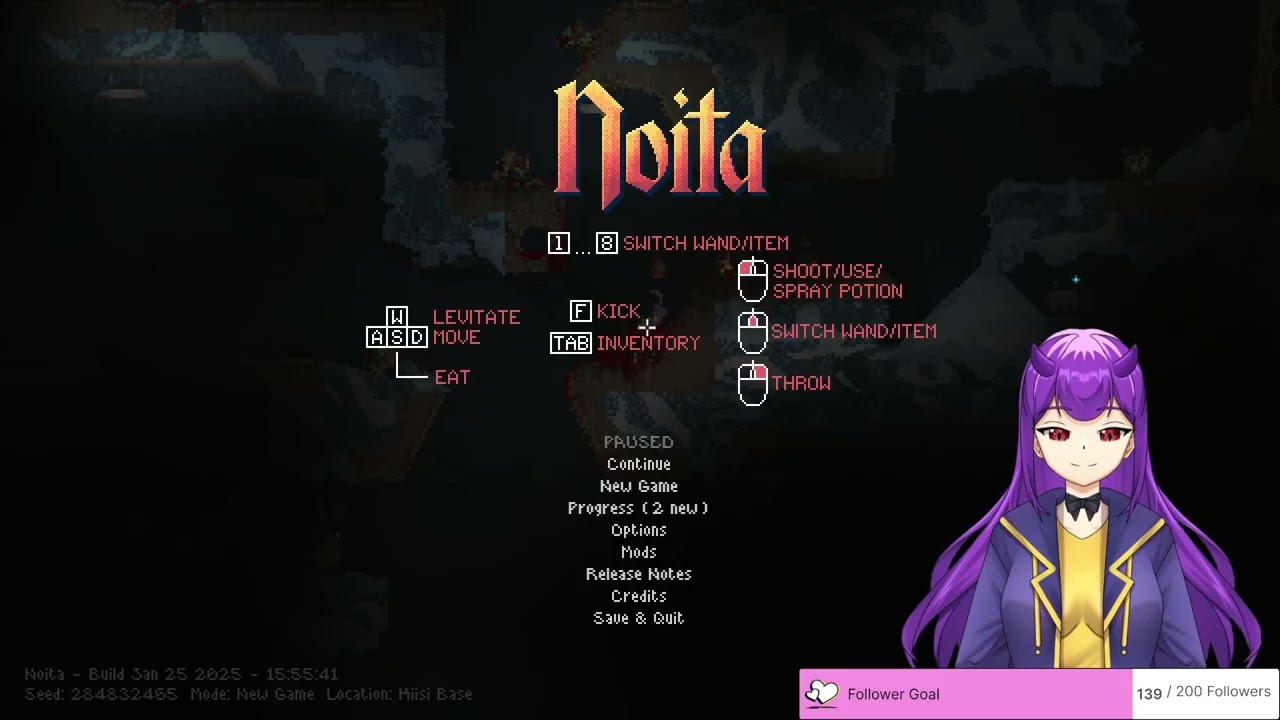 CRAZY rare HEALING WAND, but then I threw so hard :( | Noita