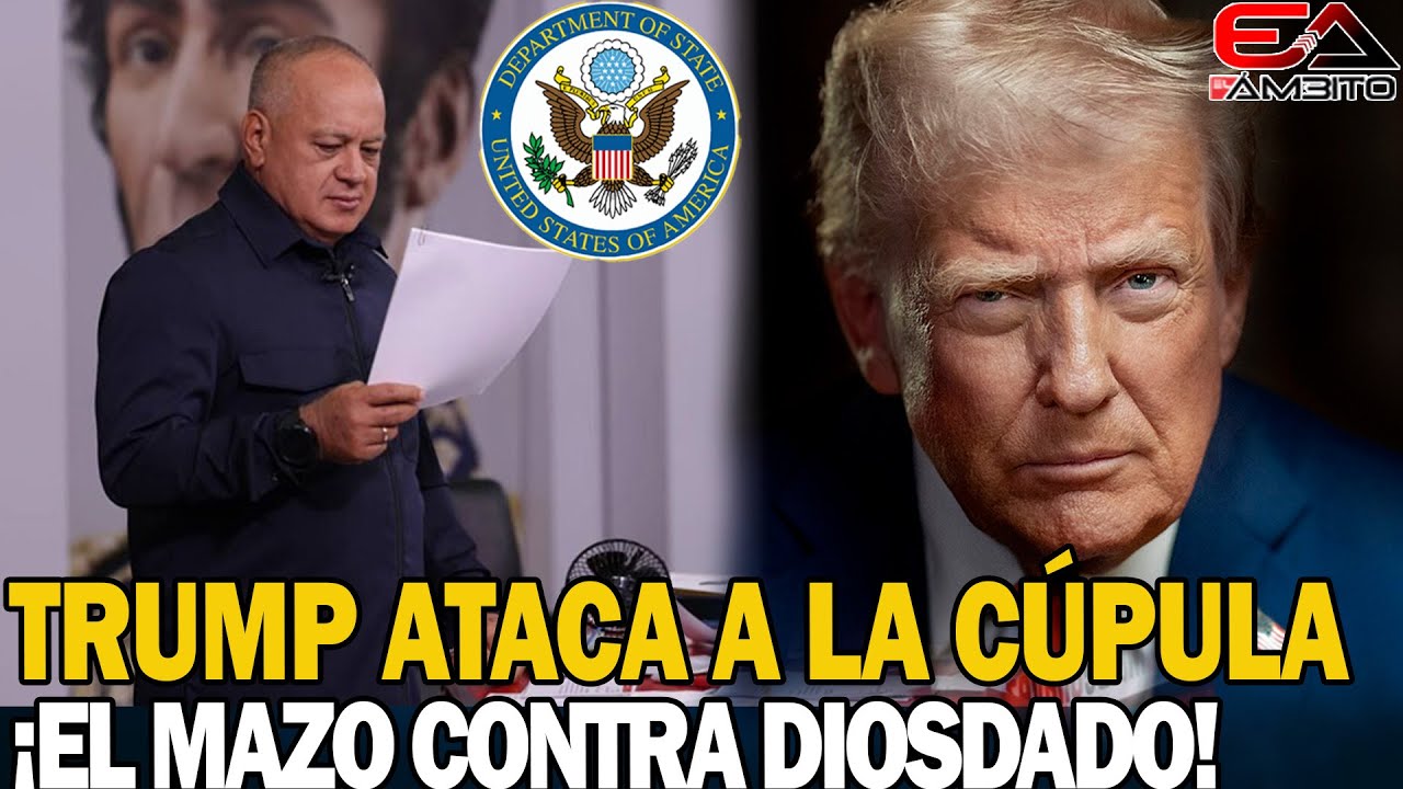 EE.UU. DA &Oacute;RDEN DE EXTRACCI&Oacute;N DE DIOSDADO CABELLO Y LOS HEREDEROS DEL R&Eacute;GIMEN INTENTAN HUIR