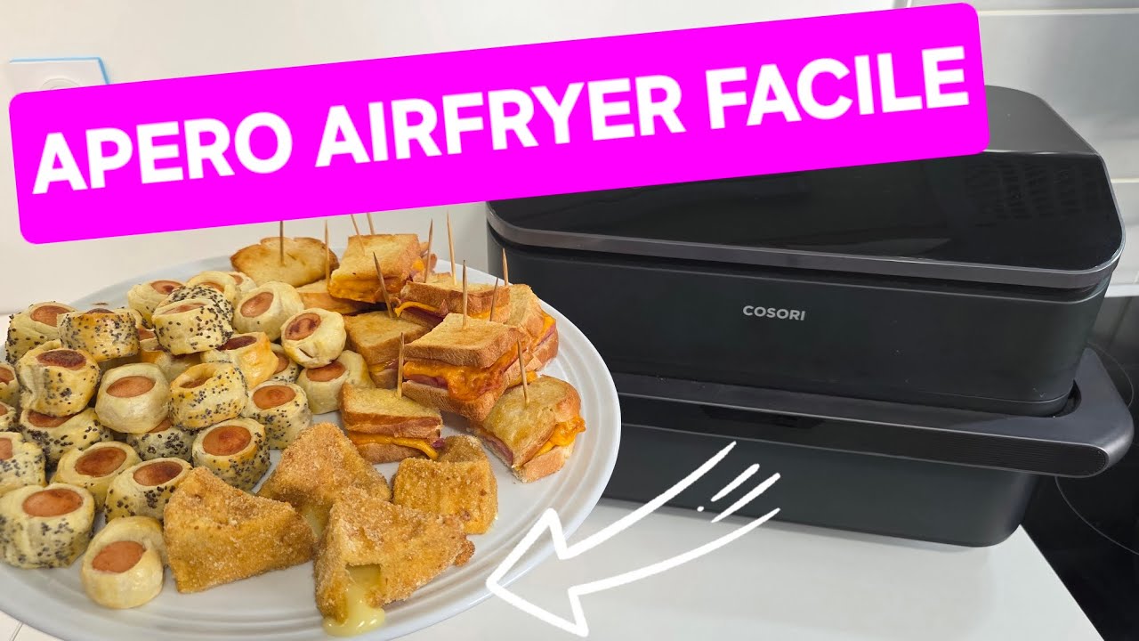 Apéro Airfryer : 3 recettes croustillantes, rapides et pas chères (COSORI Twinfry)