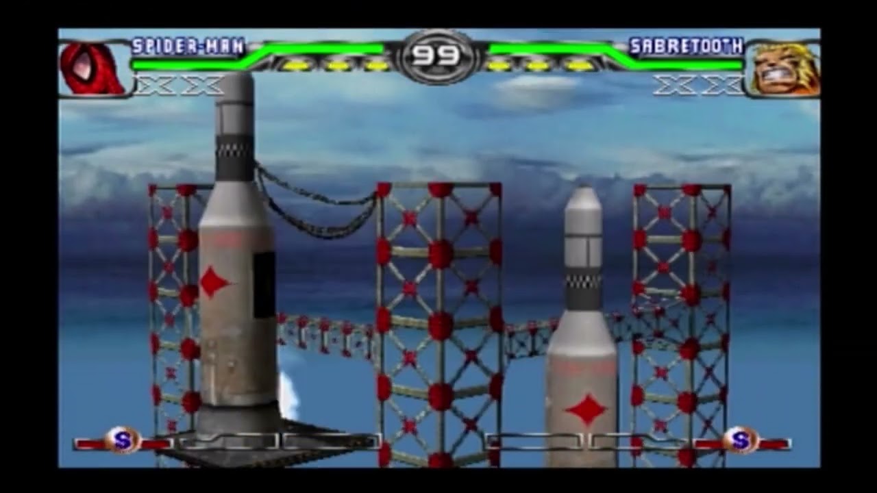 X-Men: Mutant Academy 2 (PS1) - Spider-Man (Playthrough)