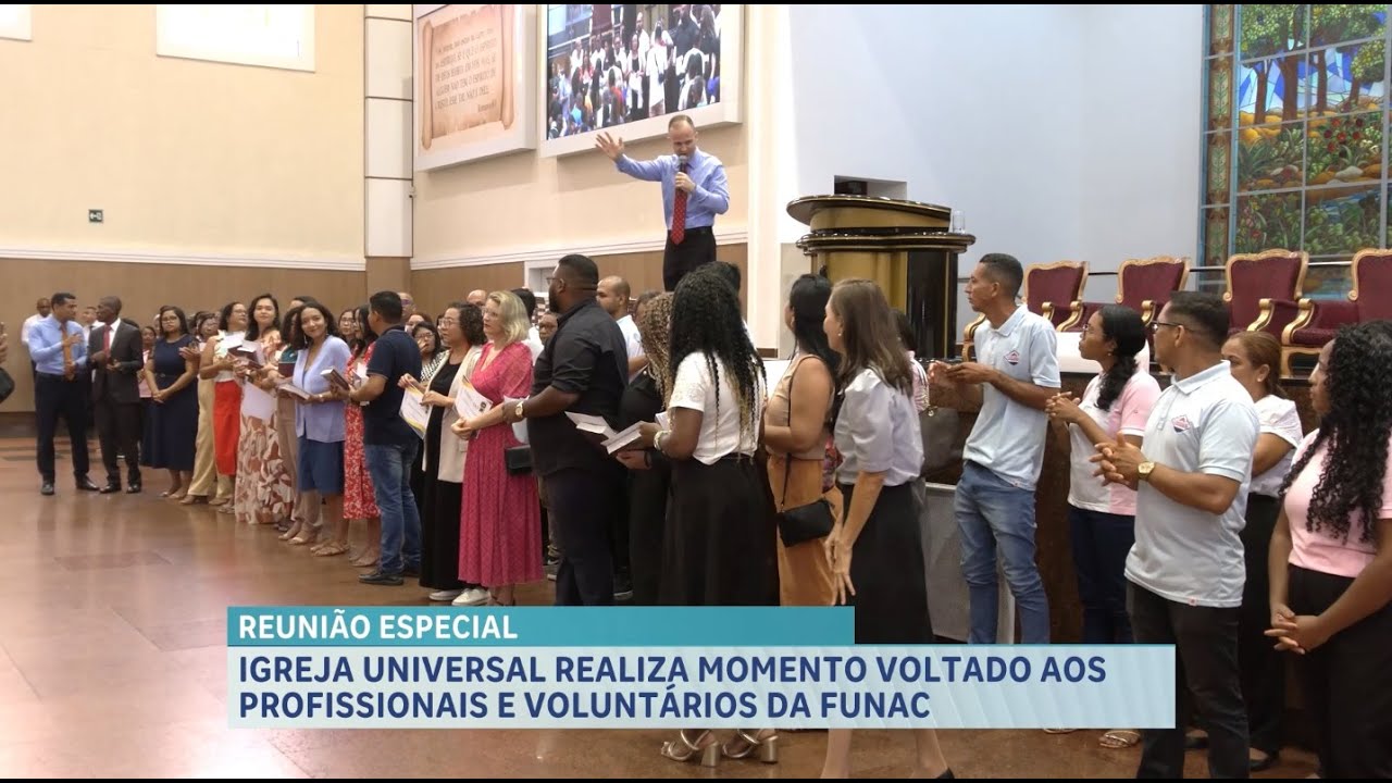 Grupo USE da Igreja Universal homenageia profissionais da FUNAC em São Luís