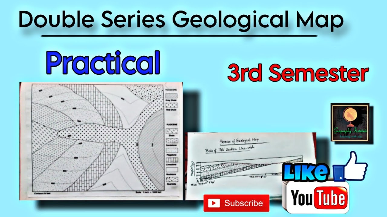 Both Era Geological Map (3rd Sem) || #geography By- Sagarika Nag