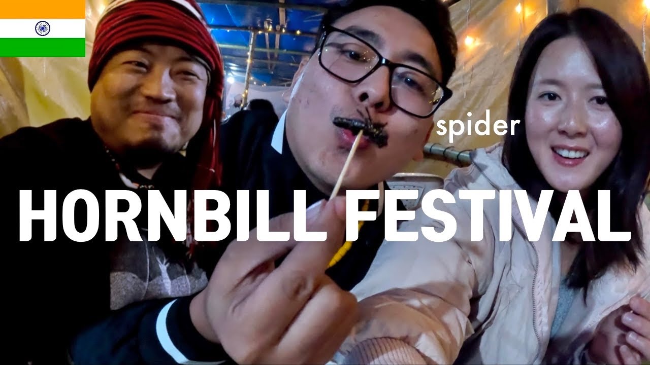 Korean Eats Spider in Nagaland @Kewe Mero @The Roving Naga | Hornbill Festival 2024 - Day 4 & 10