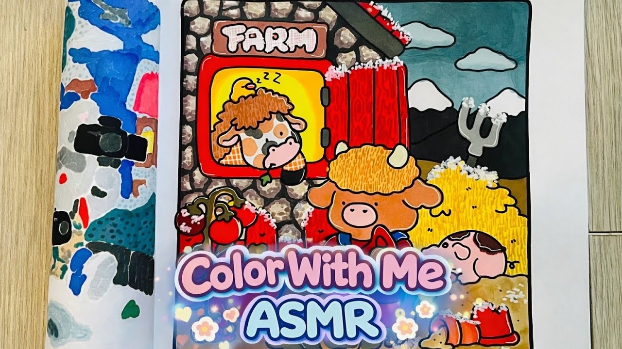 Color With Me ASMR | (9 Minutes) | Fuzzy Workies 