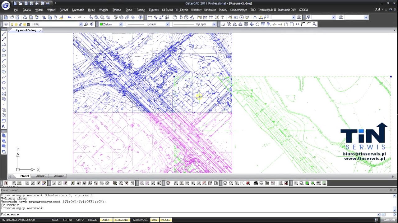 GstarCAD Wstawianie rastrów