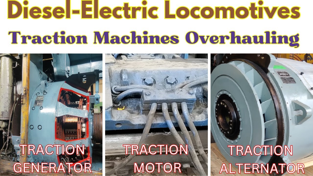 ALCO # Diesel-Electric Locomotives Traction Machines (Generator, Alternator & Motors) Overhauling #