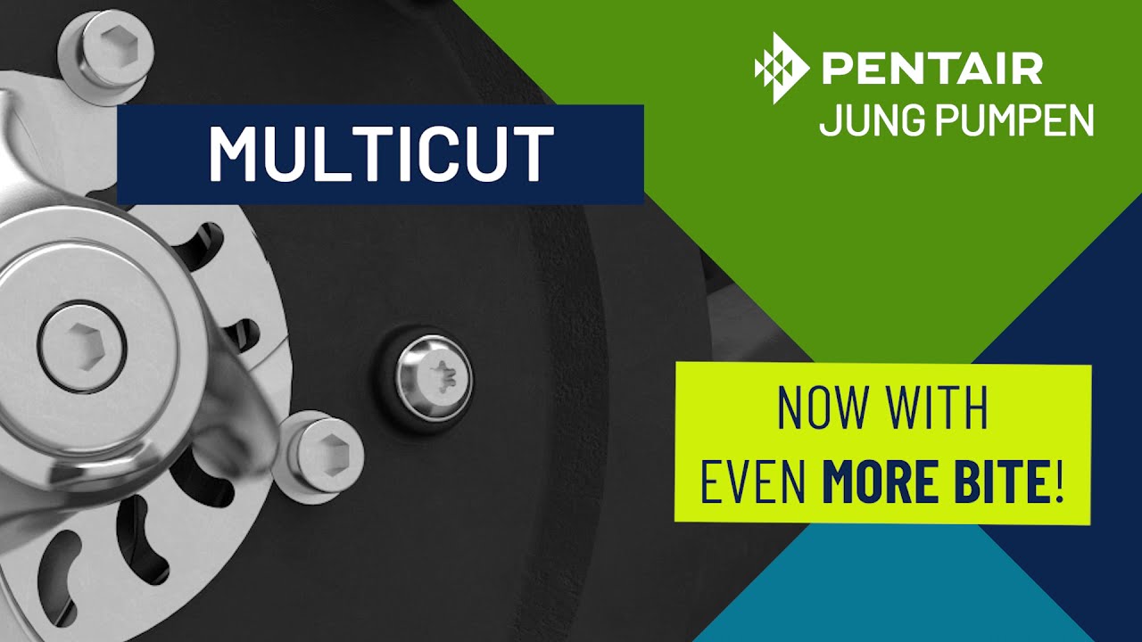Optimised cutting system from Pentair Jung Pumpen | MultiCut sewage pumps now with even more bite
