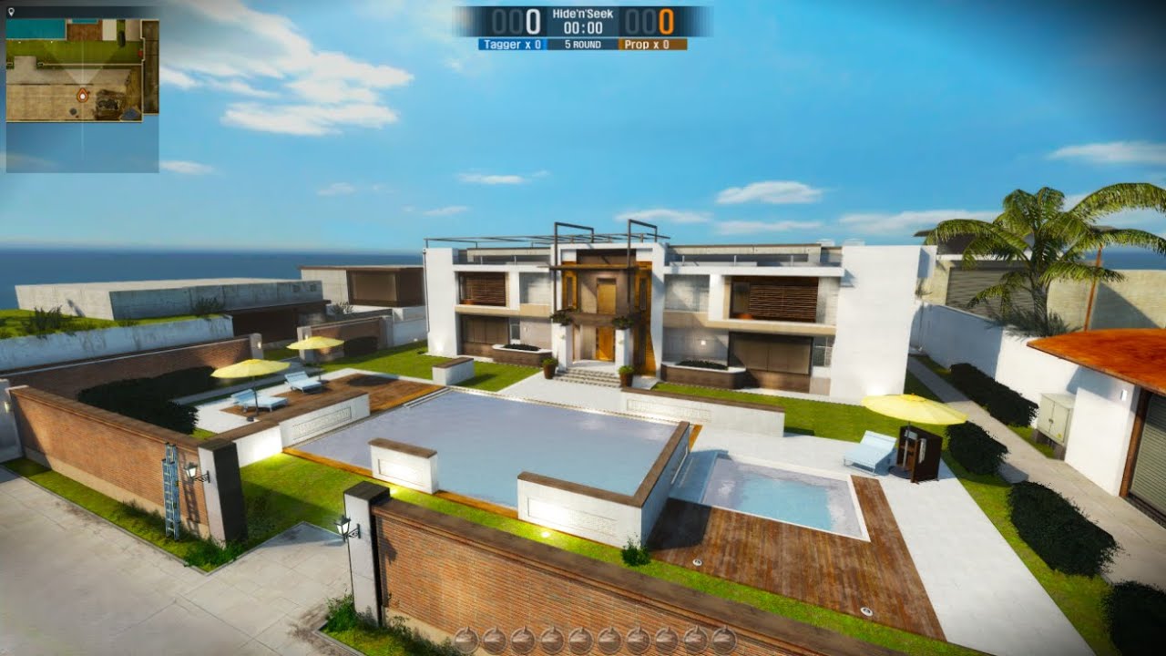 Counter-Strike: Online 2 Hide And Seek Mod Online Gameplay on cs_estate Map
