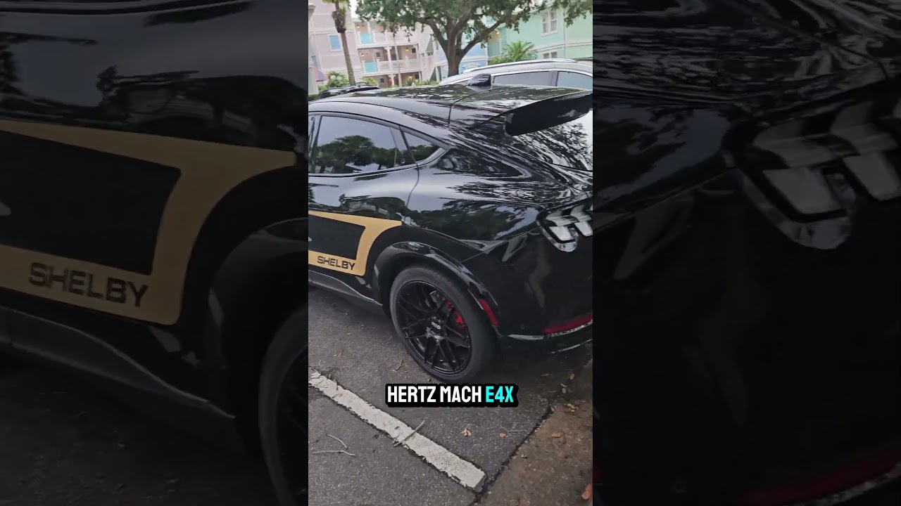 Shelby GT Hertz Mach E4X #fordmache #shelbygt #electriccars #electricford #fastestcars #newford