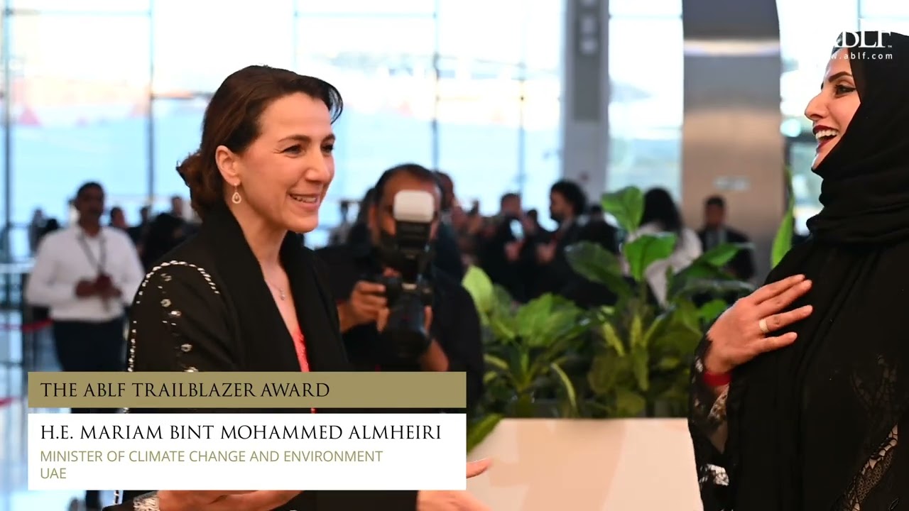 H.E. Mariam bint Mohammed Almheiri - Acceptance speech at the ABLF Awards 2022