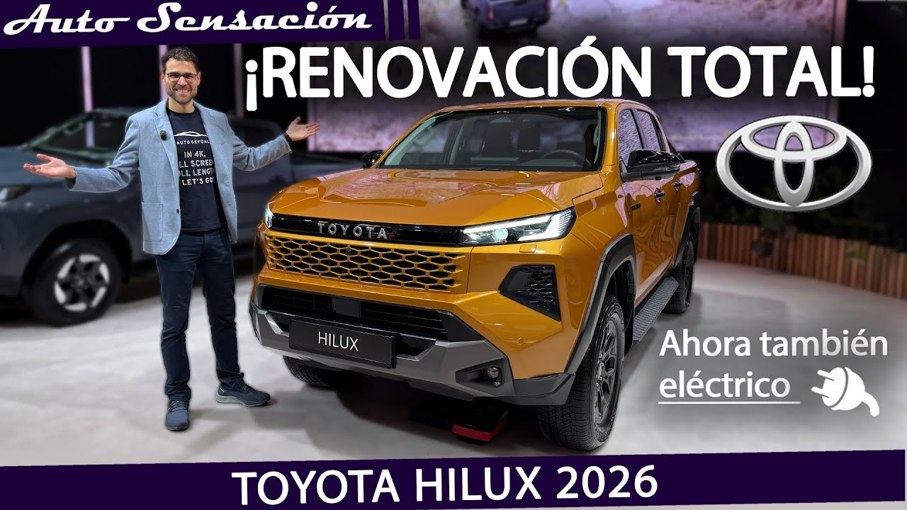 Presentación Toyota Hilux 2026: renovación total… y versión eléctrica