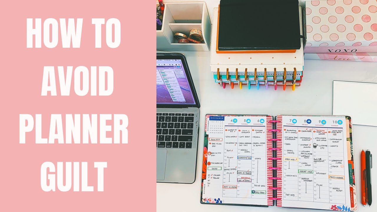 How To Avoid Planner Guilt #adulting201 #planwithme #happyplanner