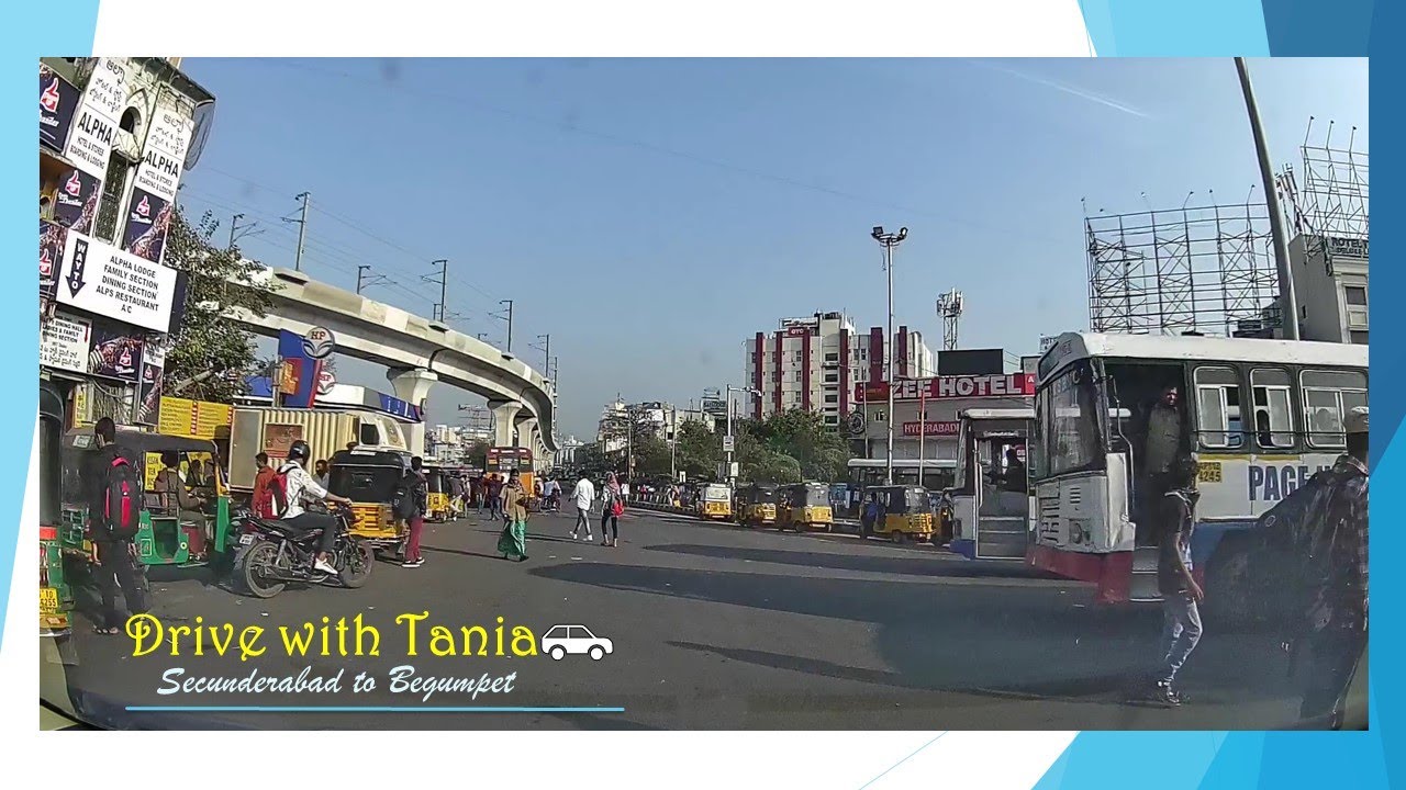Secunderabad Railway Station | Patni | Paradise | Begumpet, Hyderabd | Drive with Tania