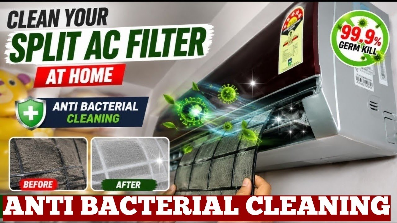 How to Clean Your Split AC Filter at Home Like a Pro Engineer 