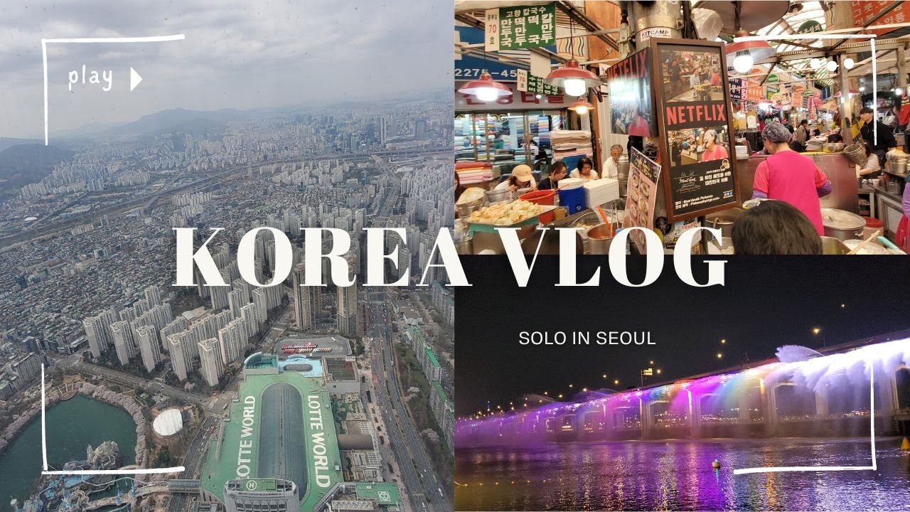 KOREA VLOG EP. 3 🏙️: seoul sky, color analysis, ramen at han river, gwangjang market, nuldam space