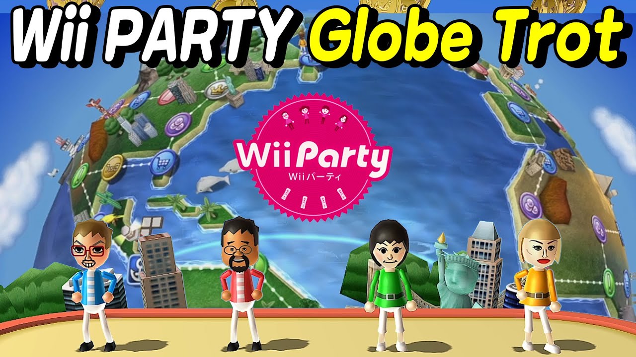 Wii Party - Globe Trot (Expert com) Alonso Vs Kentaro Vs Rin Vs Silke |  AlexGamingTV