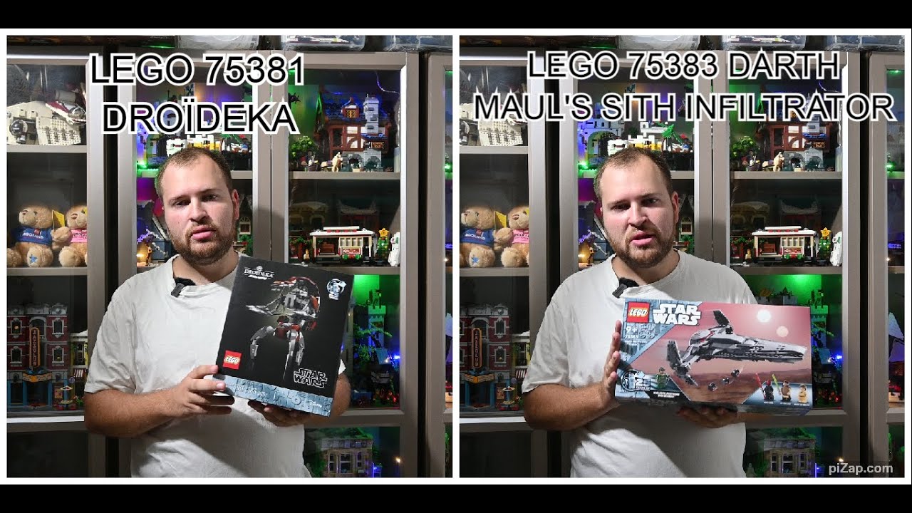LEGO STAR WARS REVIEW 75381 DRO&Iuml;DEKA AND 75383 DARTH MAUL'S SITH INFILTRATOR